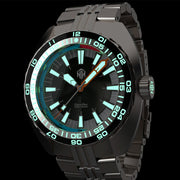 NTH DevilRay 500-Meter Automatic Dive Watch with Black Dial #WW-NTH-DRKN lume