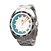 NTH DevilRay 500-Meter Automatic Dive Watch with White Dial and No Date #WW-NTH-DRWD