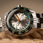 NTH DevilRay 500-Meter Automatic Dive Watch with White Dial and No Date #WW-NTH-DRWD lifestyle