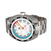 NTH DevilRay 500-Meter Automatic Dive Watch with White Dial and GMT Function #WW-NTH-DRWG side