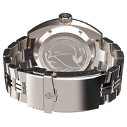 NTH DevilRay 500-Meter Automatic Dive Watch with White Dial and GMT Function #WW-NTH-DRWG back