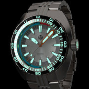 NTH DevilRay 500-Meter Automatic Dive Watch with White Dial #WW-NTH-DRWN lume