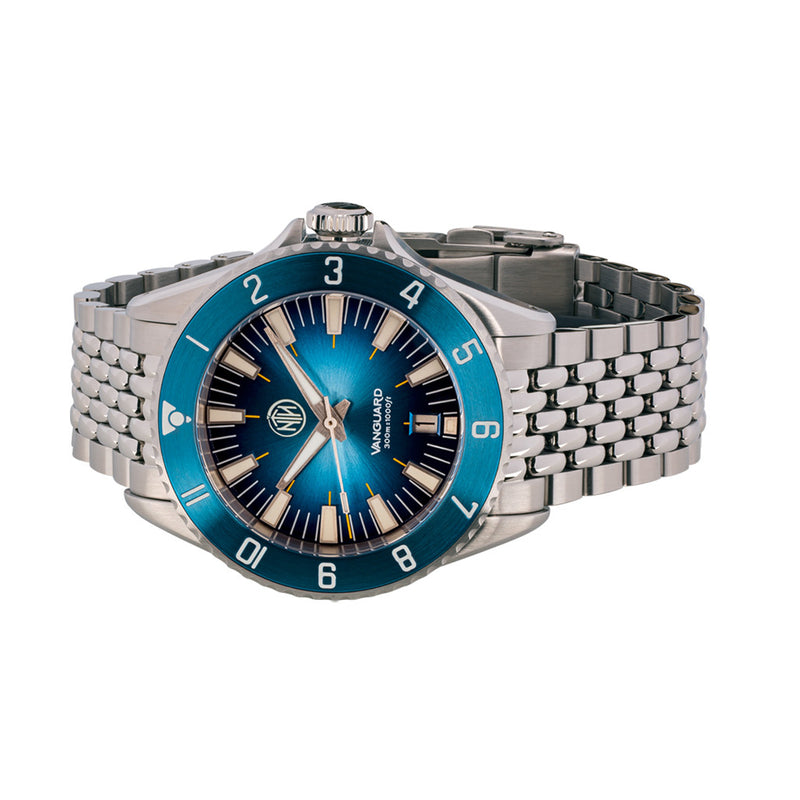 NTH Vanguard 300-Meter Hi-Beat Automatic Dive Watch with Date #WW-NTH-VGED side