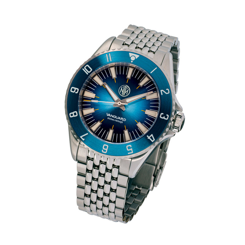 NTH Vanguard 300-Meter Hi-Beat Automatic Dive Watch without Date #WW-NTH-VGEN tilt