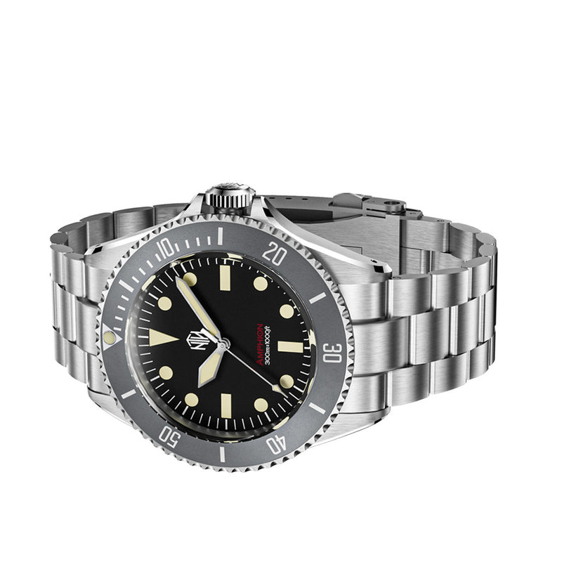 NTH Legends Series Amphion Commando Dive Watch without Date #WW-NTHL-ACKN