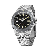 NTH Legends Series Amphion Commando with Black Dial Dive Watch without Date #WW-NTHL-ACKNB