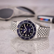 NTH Legends Series Amphion Midnight Blue Dive Watch with Date #WW-NTHL-AMEDB
