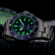 NTH Legends Series Amphion Midnight Blue Dive Watch with Date #WW-NTHL-AMED