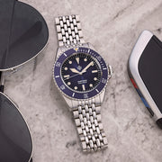 NTH Legends Series Amphion Midnight Blue Dive Watch without Date #WW-NTHL-AMENB