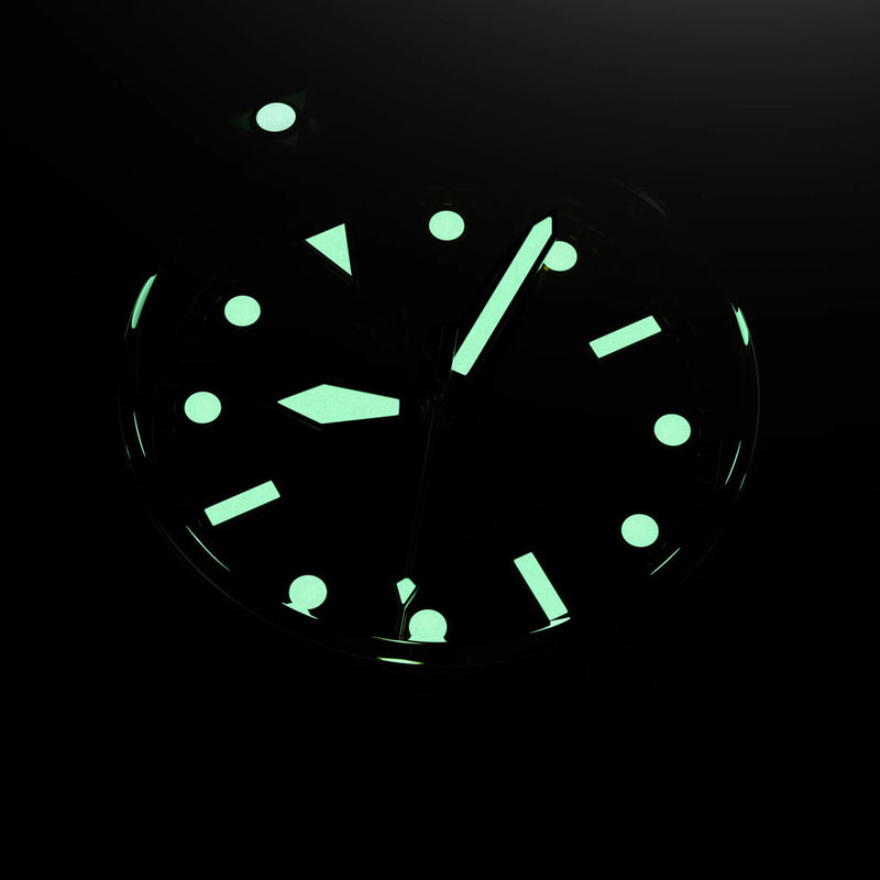 NTH Legends Series Barracuda Vintage Green Dive Watch with Date #WW-NTHL-BVGD