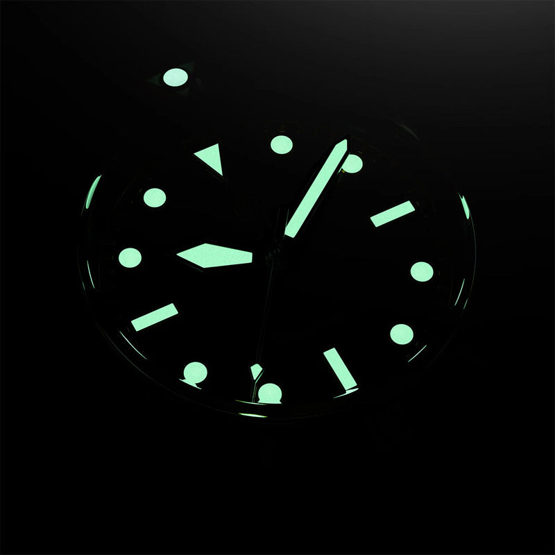 NTH Legends Series Barracuda Vintage Green Dive Watch with Date #WW-NTHL-BVGDB
