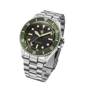 NTH Legends Series Barracuda Vintage Green Dive Watch without Date #WW-NTHL-BVGN