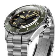 NTH Legends Series Barracuda Vintage Green Dive Watch without Date #WW-NTHL-BVGN