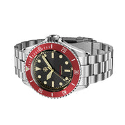 NTH Legends Series Barracuda Vintage Red Dive Watch without Date #WW-NTHL-BVRN