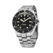 NTH Legends Series Näcken Vintage Black Dive Watch with Date #WW-NTHL-NVKD