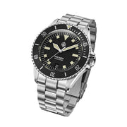 NTH Legends Series Näcken Vintage Black Dive Watch with Date #WW-NTHL-NVKD