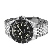 NTH Legends Series Näcken Vintage Black Dive Watch with Date #WW-NTHL-NVKDB