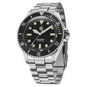 NTH Legends Series Näcken Vintage Black Dive Watch without Date #WW-NTHL-NVKN