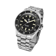 NTH Legends Series Näcken Vintage Black Dive Watch without Date #WW-NTHL-NVKN