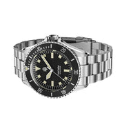 NTH Legends Series Näcken Vintage Black Dive Watch without Date #WW-NTHL-NVKN