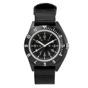Marathon 41mm Cerashell Quartz Pilot's Navigator Watch (CSNAV-D) without Date #WW194001BK-0801