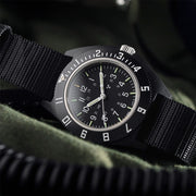 Marathon 41mm Cerashell Quartz Pilot's Navigator Watch (CSNAV-D) without Date #WW194001BK-0801