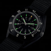 Marathon 41mm Cerashell Quartz Pilot's Navigator Watch (CSNAV-D) without Date #WW194001BK-0801