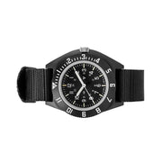 Marathon 41mm Cerashell Quartz Pilot's Navigator Watch (CSNAV-D) without Date #WW194001BK-0801