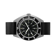 Marathon Swiss 41mm Steel Navigator (no date) with Tritium Tubes on Ballistic Strap #WW194001SS-0801