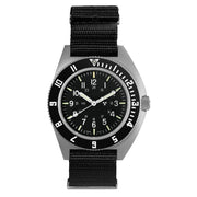 Marathon Swiss 41mm Steel Navigator (no date) with Tritium Tubes on DEFSTAN Nylon Strap #WW194001SS-0802