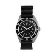 Marathon Swiss 41mm Steel Navigator (no date) with Tritium Tubes on DEFSTAN Nylon Strap #WW194001SS-0802