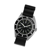 Marathon Swiss 41mm Steel Navigator (no date) with Tritium Tubes on DEFSTAN Nylon Strap #WW194001SS-0802