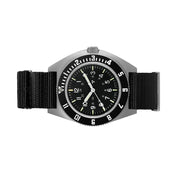 Marathon Swiss 41mm Steel Navigator (no date) with Tritium Tubes on DEFSTAN Nylon Strap #WW194001SS-0802
