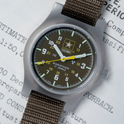 Marathon US Army Mechanical Hand Winding General Purpose Mechanical Watch #WW194003SS-US-Army Lifestyle