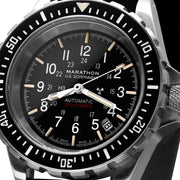 Marathon GSAR Automatic Military Divers Watch on Bracelet #WW194006SS-0009 dial zoom