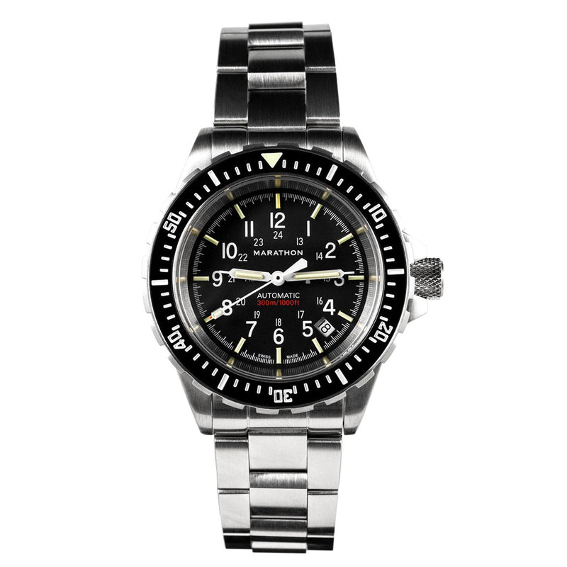 Marathon GSAR Automatic Military Divers Watch (without markings) on Bracelet #WW194006-0112 zoom