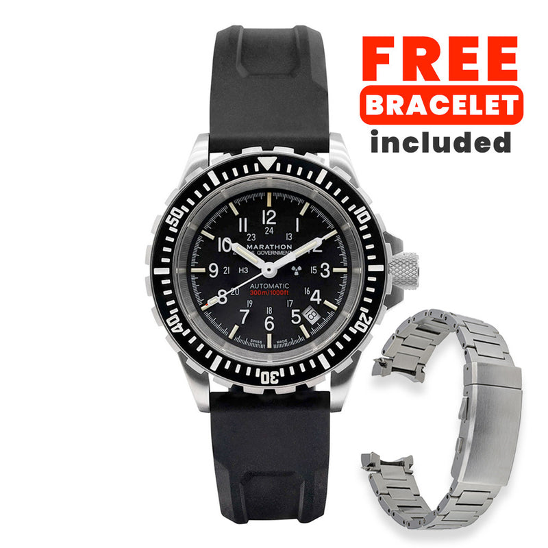 Marathon Swiss Made, GSAR Automatic Military Divers Watch with Sapphire Crystal #WW194006