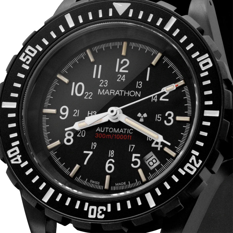 Marathon GSAR Anthracite Automatic Military Divers Watch #WW194006BK-NGM