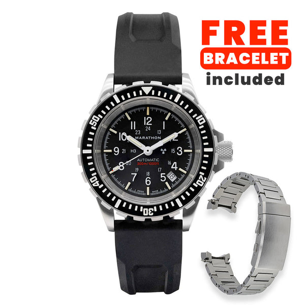 Marathon Swiss Made, GSAR Automatic Military Divers Watch with Sapphire Crystal #WW194006NGM
