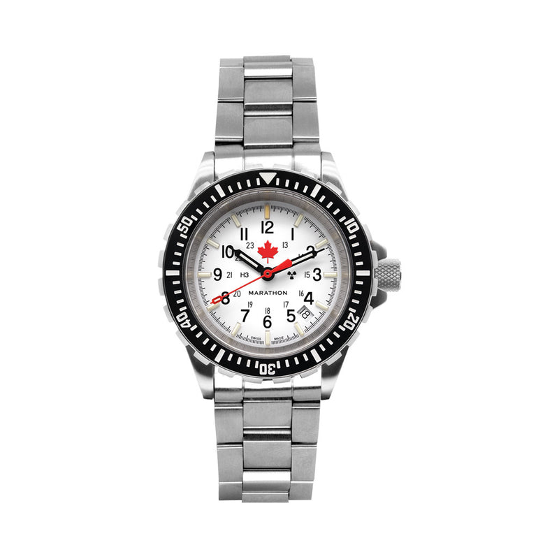 Marathon 41MM LE ADANAC Arctic Red Maple Diver's Automatic (GSAR) Watch #WW194006SS-91601