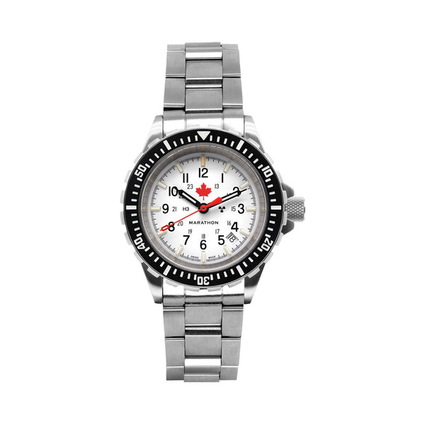 Marathon 41MM LE ADANAC Arctic Red Maple Diver's Automatic (GSAR) Watch #WW194006SS-91601