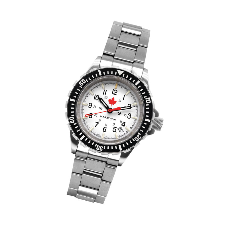 Marathon 41MM LE ADANAC Arctic Red Maple Diver's Automatic (GSAR) Watch #WW194006SS-91601