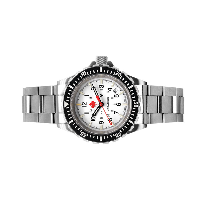 Marathon 41MM LE ADANAC Arctic Red Maple Diver's Automatic (GSAR) Watch #WW194006SS-91601