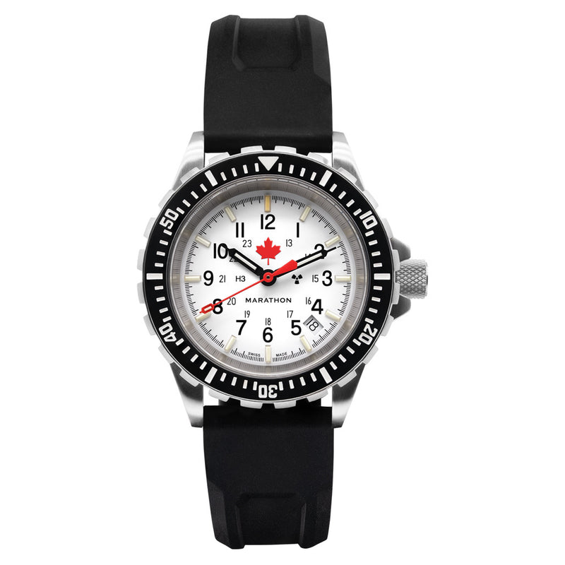 Marathon 41MM LE ADANAC Arctic Red Maple Diver's Automatic (GSAR) Watch #WW194006SS-91630
