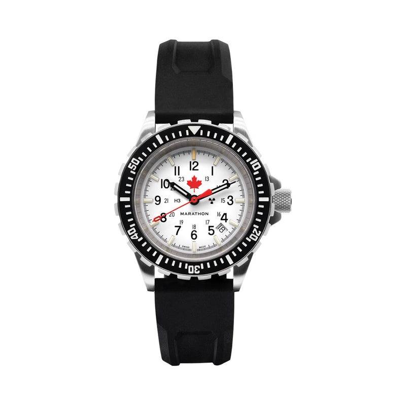 Marathon 41MM LE ADANAC Arctic Red Maple Diver's Automatic (GSAR) Watch #WW194006SS-91630