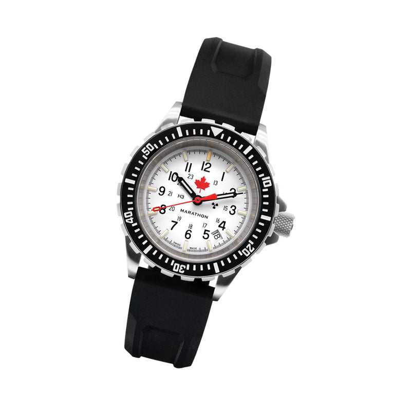 Marathon 41MM LE ADANAC Arctic Red Maple Diver's Automatic (GSAR) Watch #WW194006SS-91630