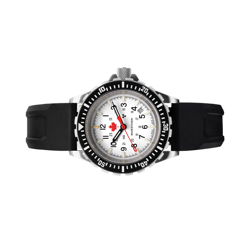 Marathon 41MM LE ADANAC Arctic Red Maple Diver's Automatic (GSAR) Watch #WW194006SS-91630