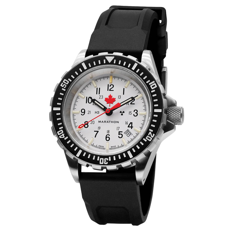 Marathon 41MM LE ADANAC Arctic Red Maple Diver's Automatic (GSAR) Watch #WW194006SS-91630