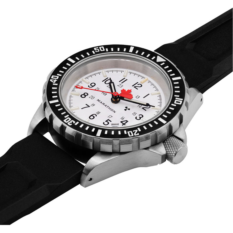 Marathon 41MM LE ADANAC Arctic Red Maple Diver's Automatic (GSAR) Watch #WW194006SS-91630