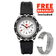 Marathon 41MM LE ADANAC Arctic Red Maple Diver's Automatic (GSAR) Watch #WW194006SS-91630